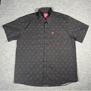 DIXXON FLANNEL COMPANY Mens Short Sleeve Button Up Shirt Best Friend AOP 3XL